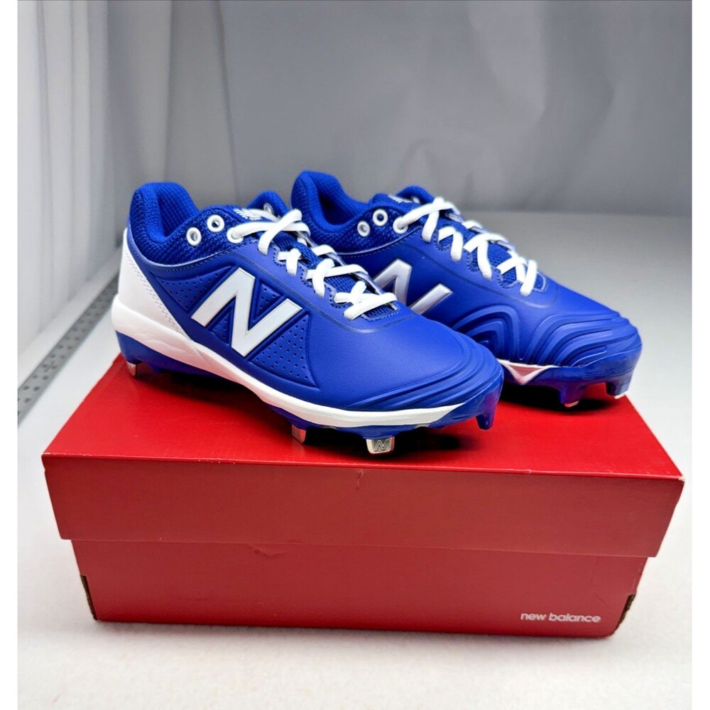 New Balance FUSEv2 Metal Softball Cleats Women's 6 Royal Blue White SMFUSEB2 NWB